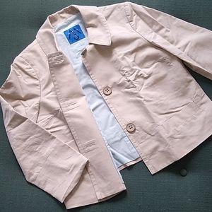Linen Crop Blazer - Martin & Osa